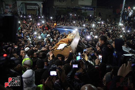 تشييع جثمان عمر عبد الرحمن بمسقط رأسه بالدقهلية (2)
