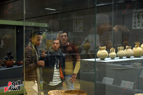 حرص الشباب على زيارة المتاحف الأثرية 