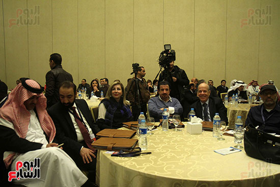 مجموعة من المحامين العرب خلال فعاليات المؤتمر الأول للمحاماة