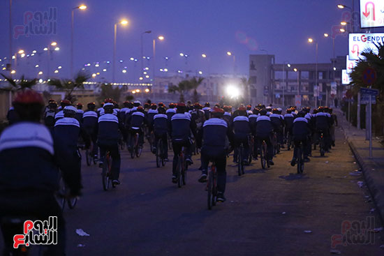 ماراثون دراجات طلاب أكاديمية الشرطة