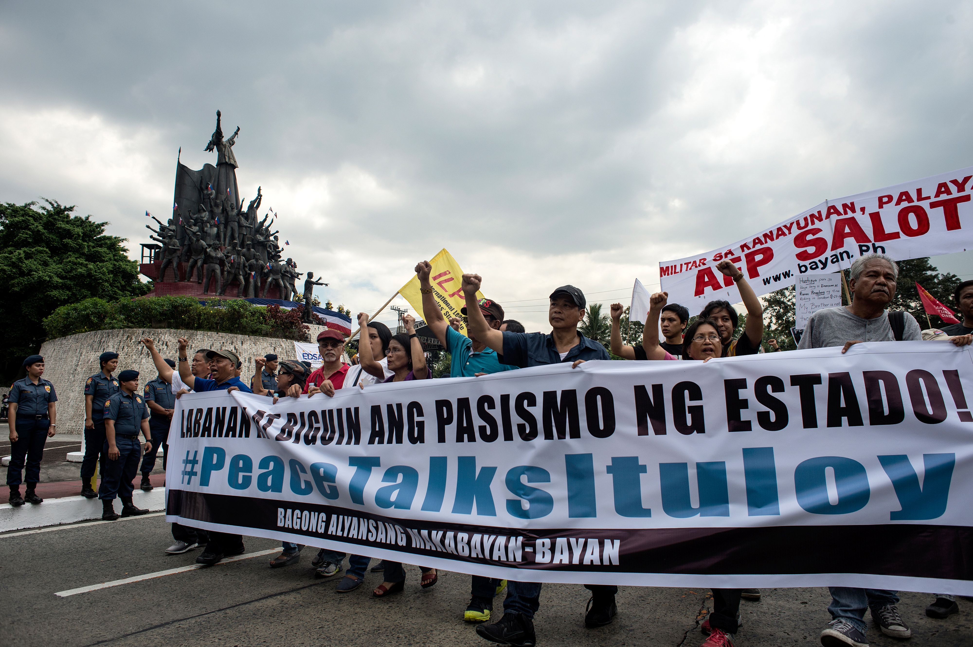 مظاهرات فى الفلبين احتجاجًا على اعتقال عضوة بمجلس الشيوخ معارضة للحرب على المخدرات