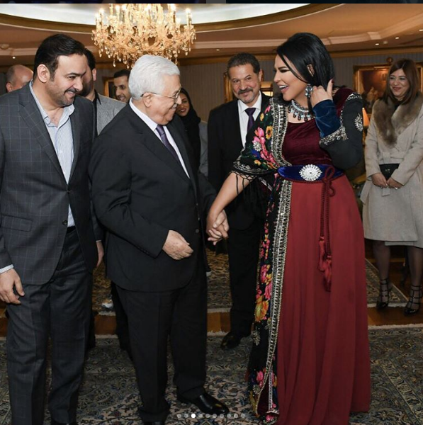 أحلام و الرئيس الفلسطينى فى بيروت (1)