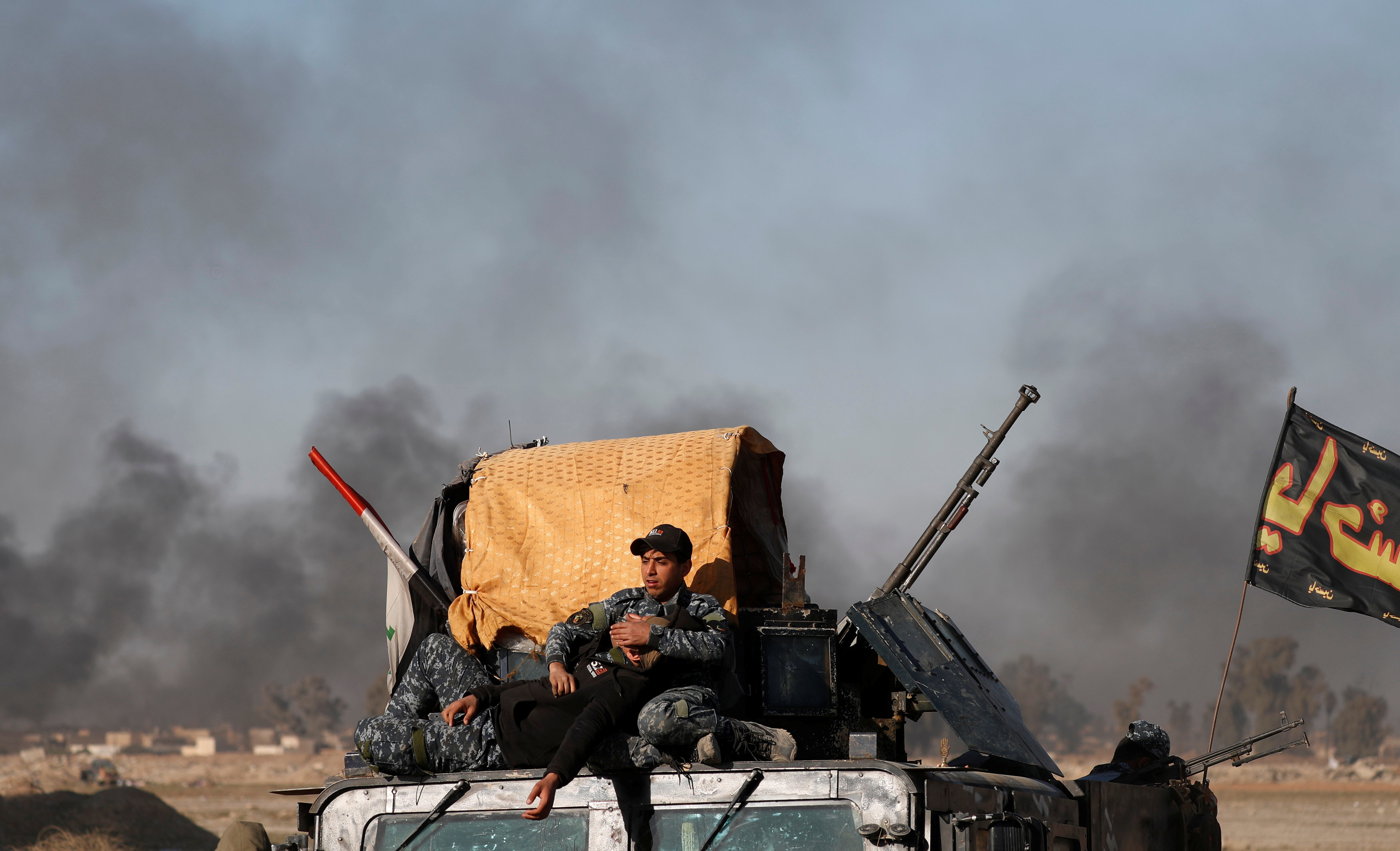 القوات العراقية تواصل مسيرتها فى الموصل لتحريرها من داعش