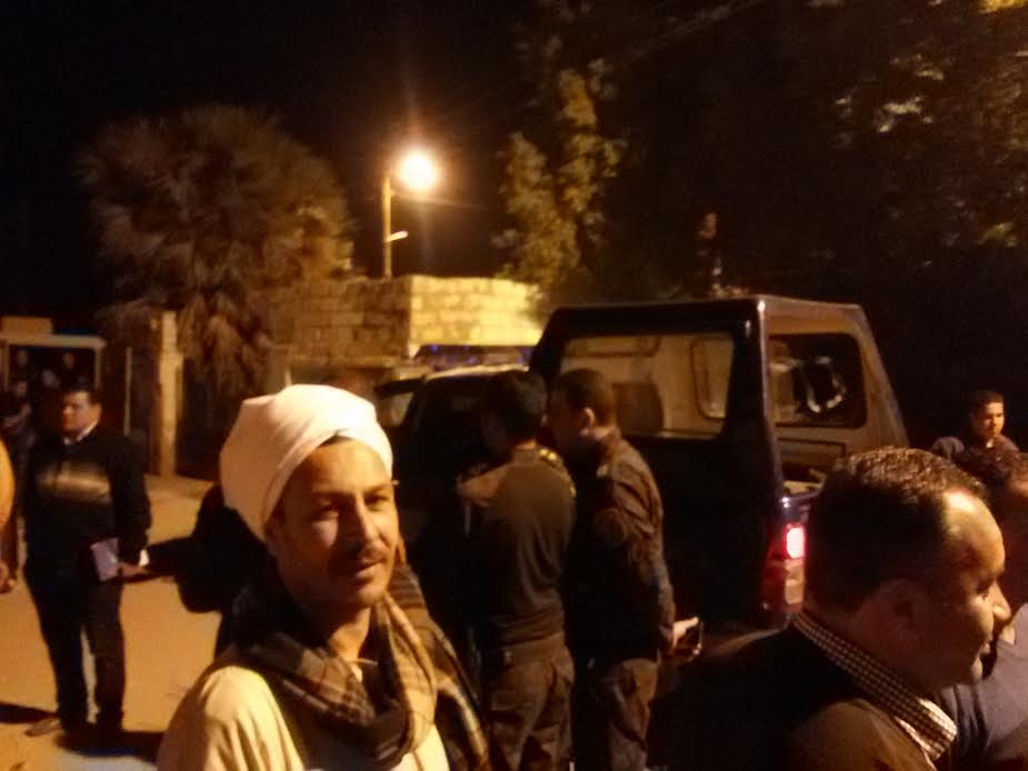 قوات الأمن داخل قرية حمردوم