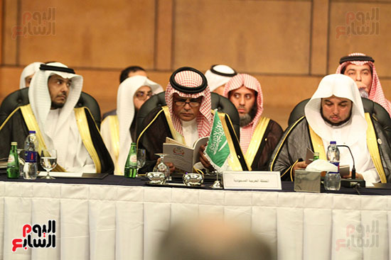 ممثلو المملكة العربية السعودية فى المؤتمر الوزارى العربى لمواجهة الإرهاب