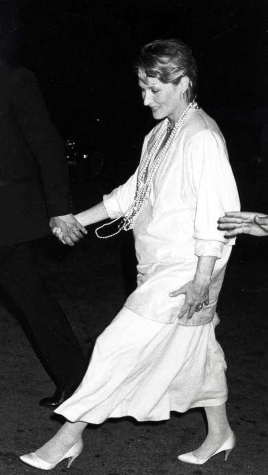 ميريل ستريب خلال حفل الأوسكار 1986