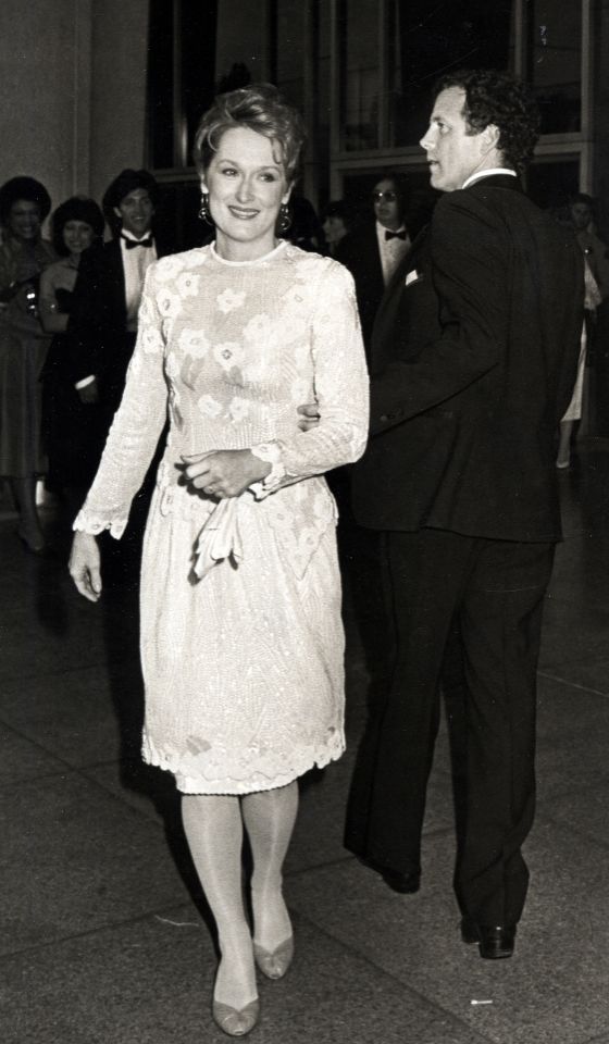 ميريل ستريب خلال حفل الأوسكار 1984