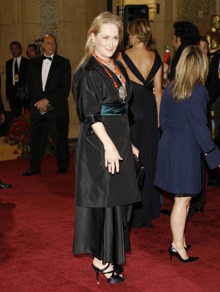 ميريل ستريب خلال حفل الأوسكار 2007