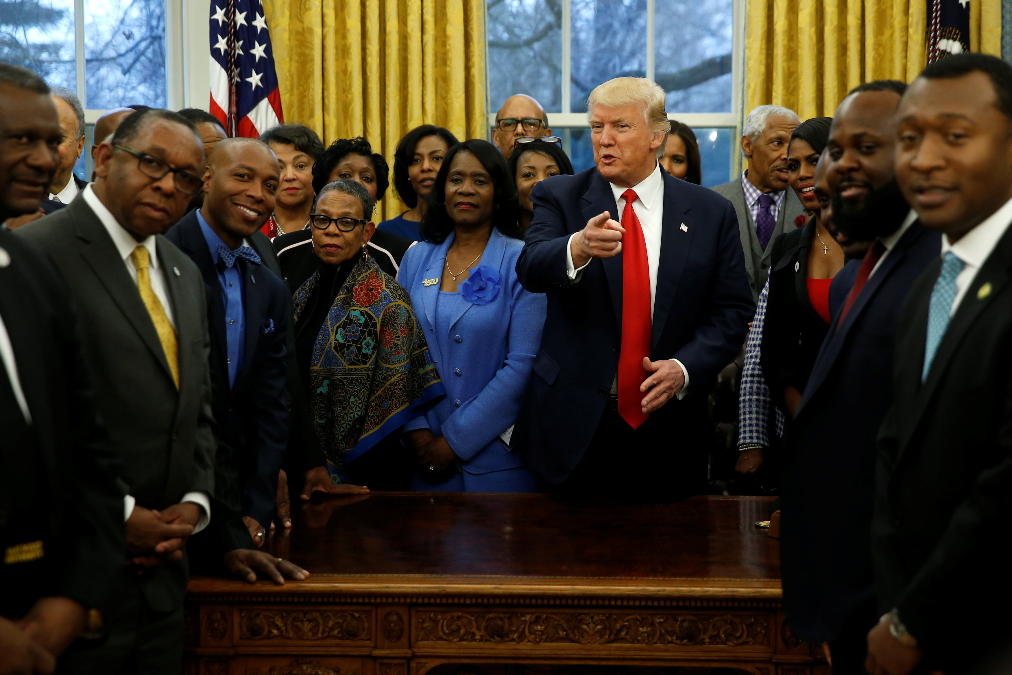 ترامب يلتقى القادة السود للكليات والجامعات الأمريكية
