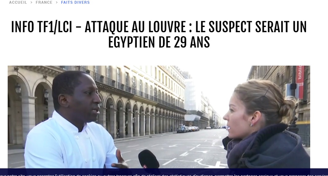 صحفيه بلجيكة مصرى الجنسية منفذ هجوم اللوفر