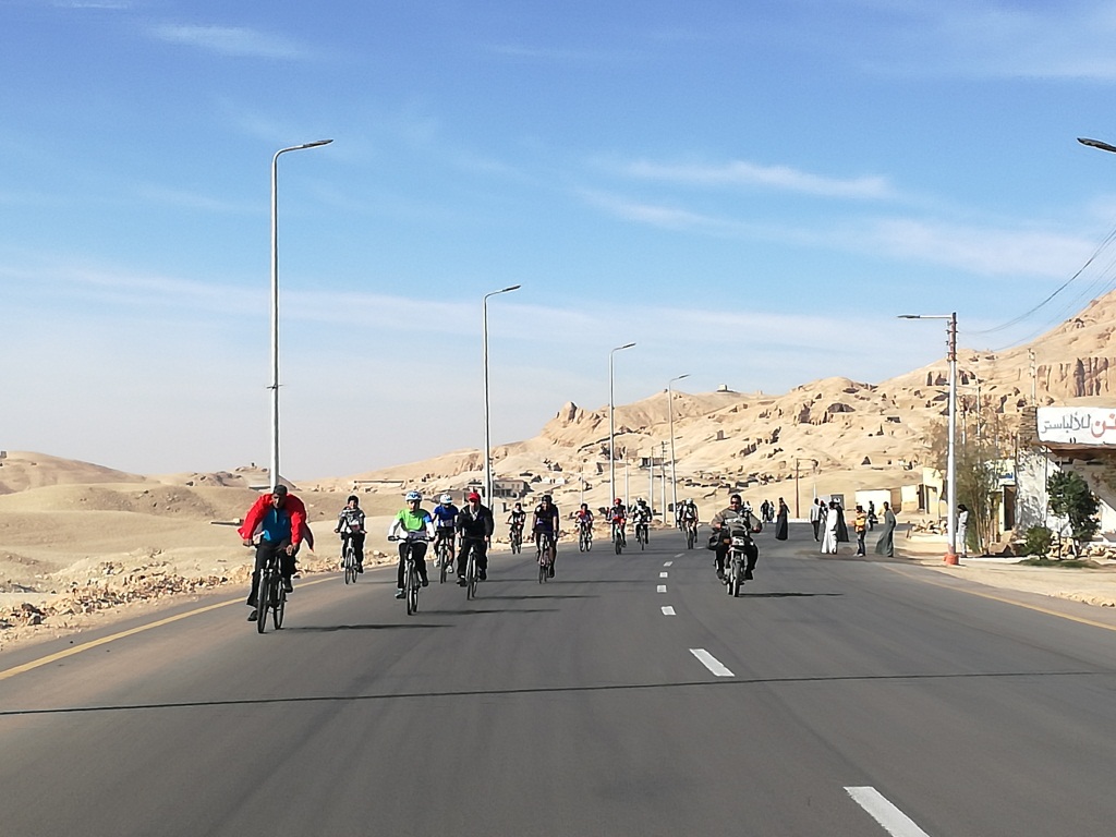 الأقصر تشهد ماراثون دراجات هوائية بمشاركة 60 متسابقا من مصر وألمانيا والكويت