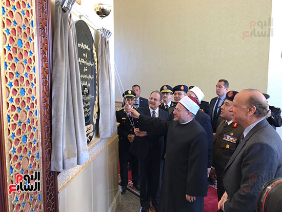 افتتاح مسجد الرحمن بوزارة الداخلية