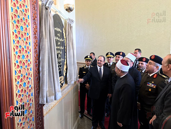 جانب من افتتاح المسجد