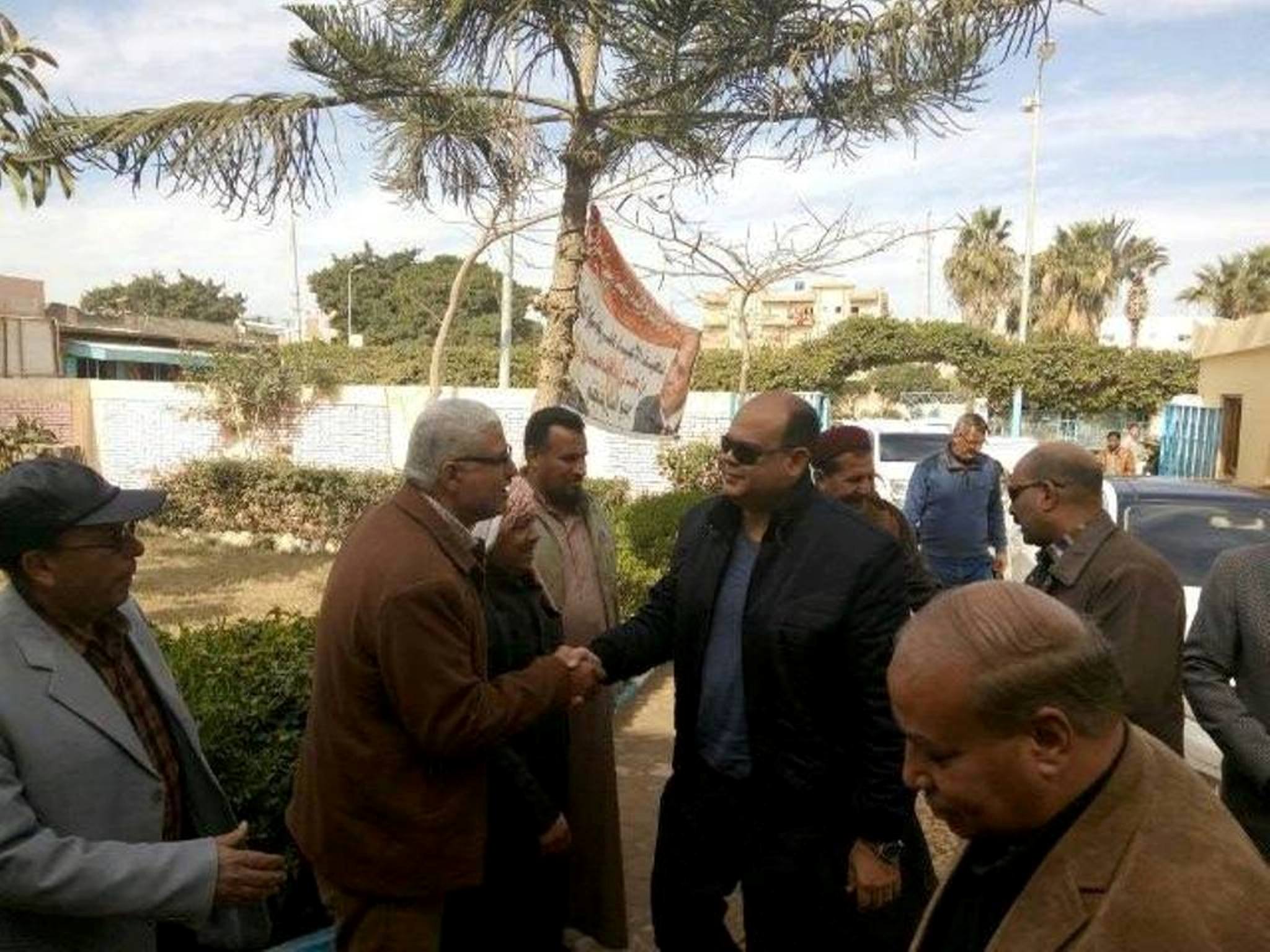 استقبال محافظ مطروح بمدينة الحمام