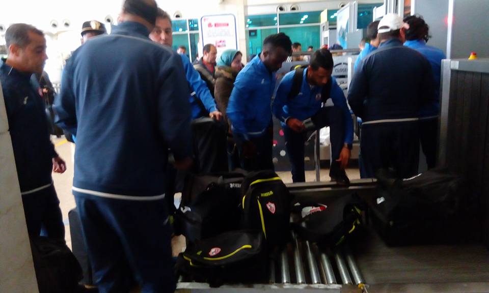 لاعبو الزمالك يخضعون لتفتيش ذاتي