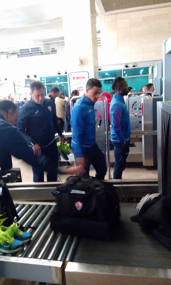 لاعبو الزمالك في مطار القاهرة