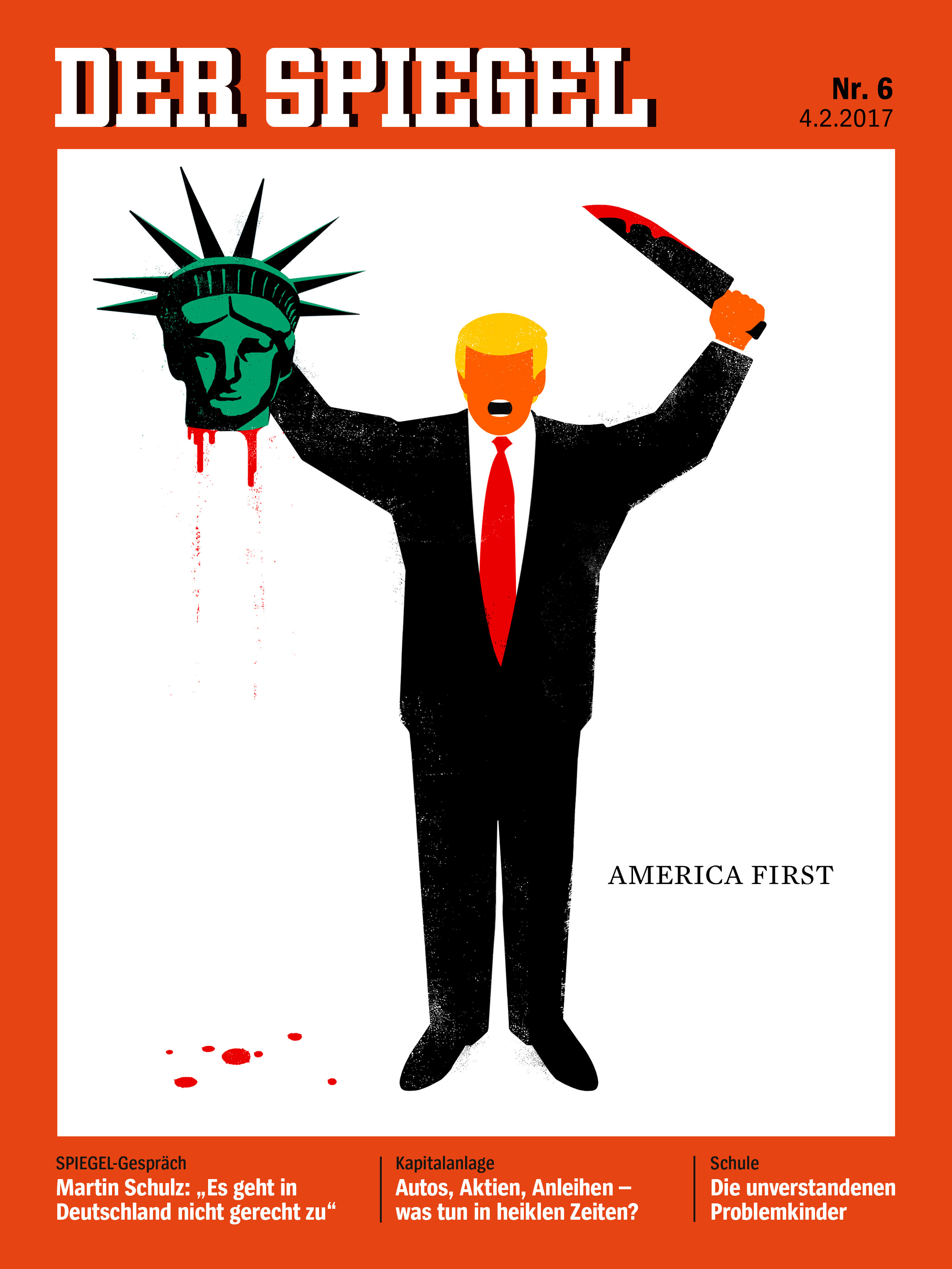 دونالد ترامب على غلاف مجلة "دير شبيجل" الألمانية