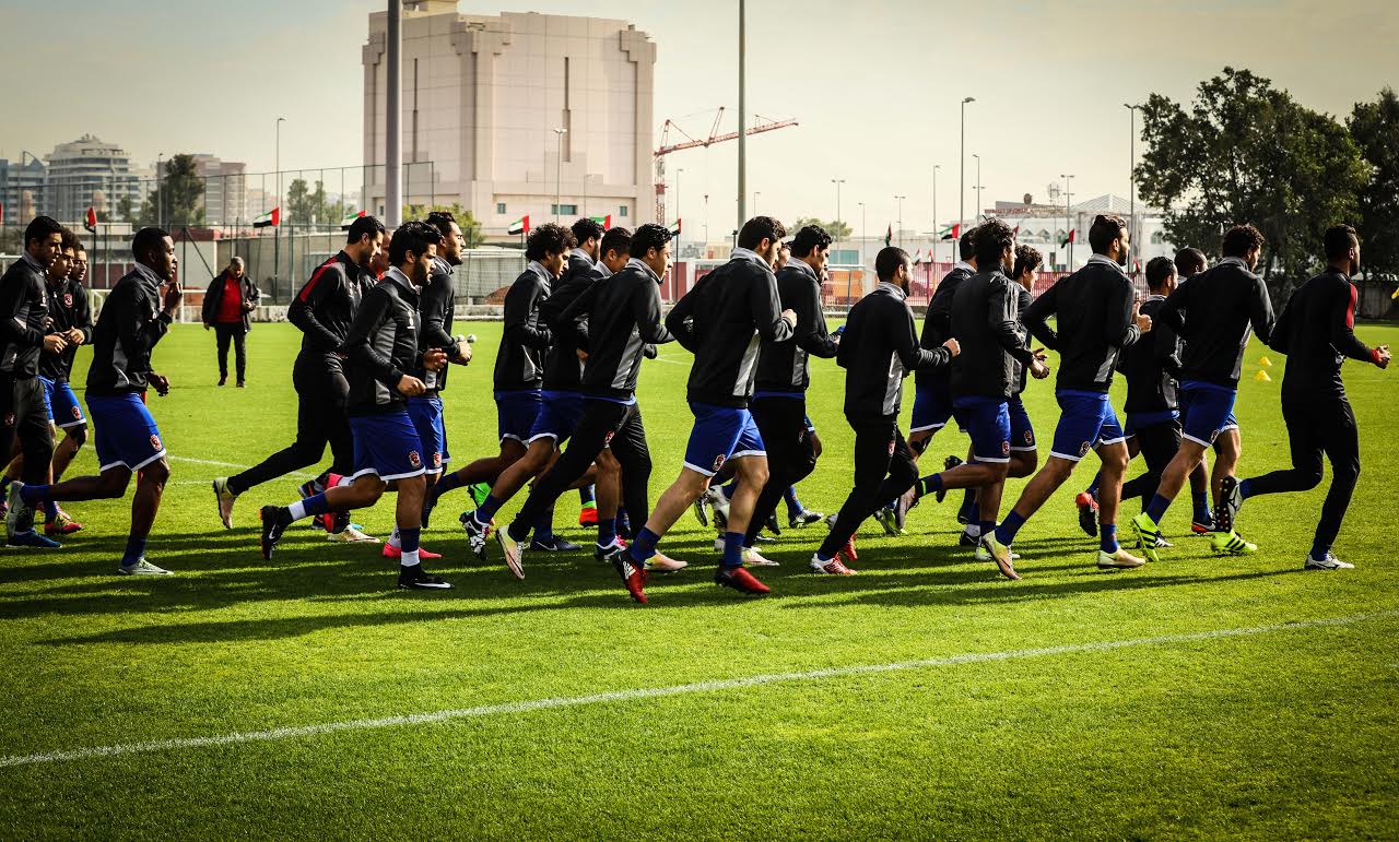 جانب من مران الأهلى