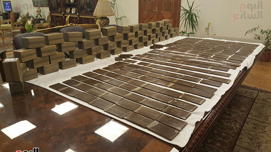 كمية الحشيش المضبوطة