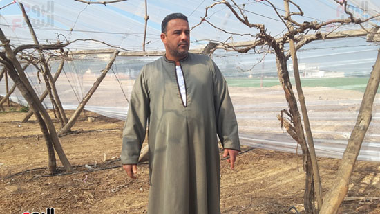 أحمد الرامى صاحب مزرعة بخنيزة تم إزالة الرمال منها