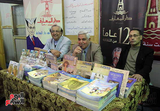 بسام الشماع وسامح شاكر يوقعان أعمالهما بمعرض الكتاب (5)