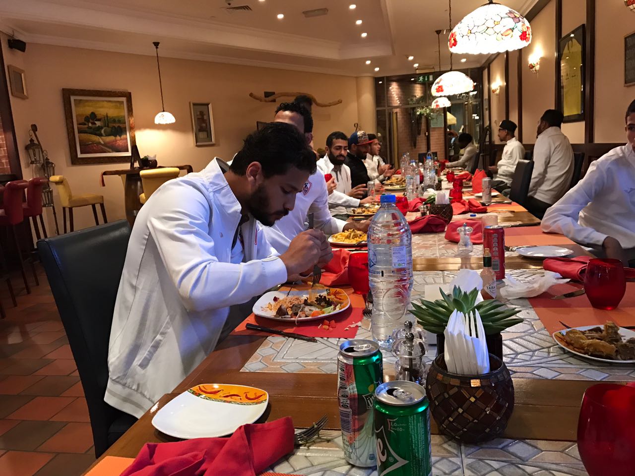 عشاء لاعبي الزمالك