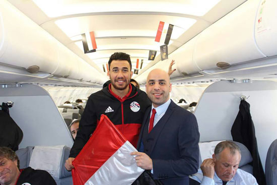 وصول منتخب مصر مطار القاهرة (1)