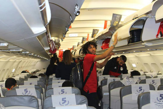 وصول منتخب مصر مطار القاهرة (2)