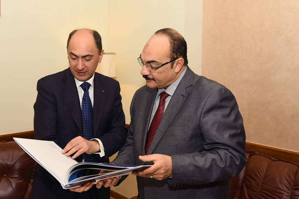 محافظ الإسكندرية مع سفير أوكرانيا