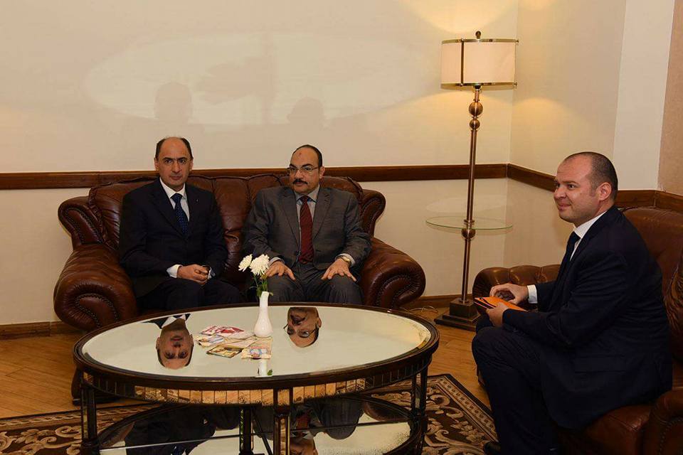 اجتماع محافظ الإسكندرية مع السفير الأوكرانى