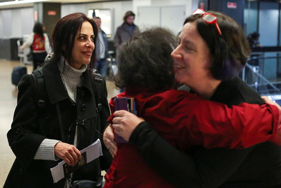 وصول المهاجرين للولايات المتحدة بعد تعليق القضاء قرار الرئيس الأمريكى