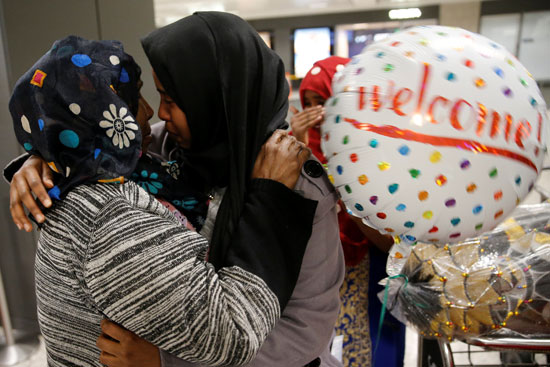 جانب من وصول المهاجرين