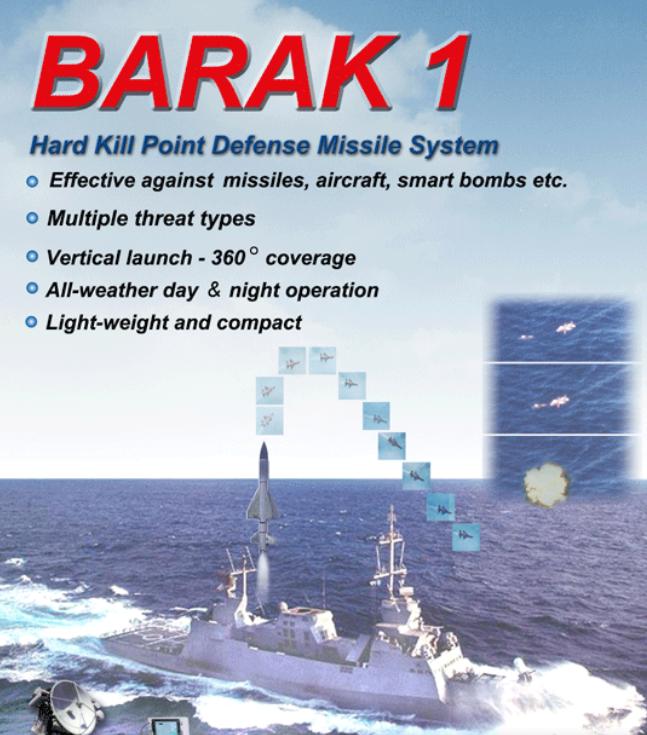 نظام الصواريخ البحرية باراك 1