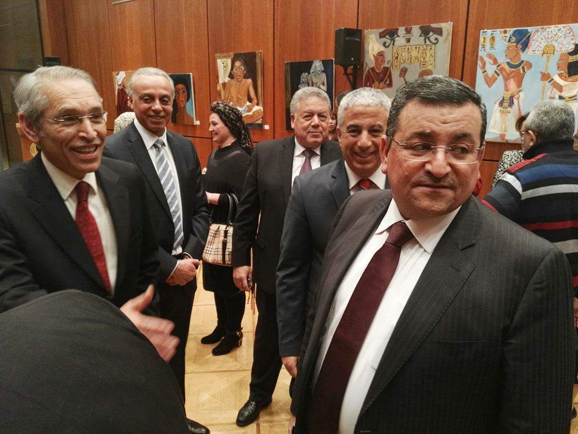 السفير المصرى فى برلين يلتقى وفد المجلس التصديرى والنواب (1)
