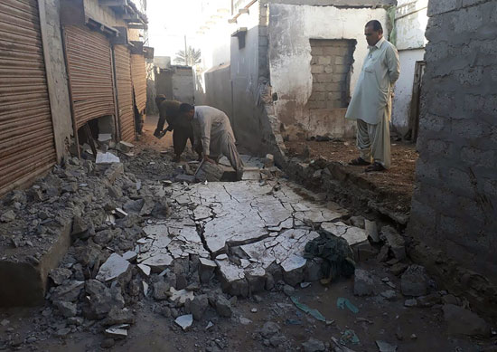 زلزال قوى يضرب باكستان وأضرار فى المبانى