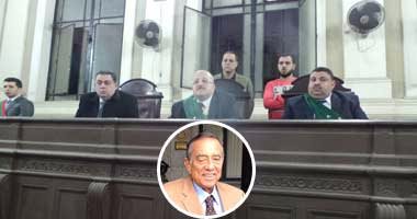 هيئة محكمة جنيات الإسكندرية برئاسة المستشار مجدى نوارة