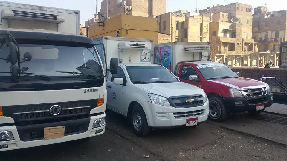       جانب من سيارات القوات المسلحة بشارع شبرا روض الفرج