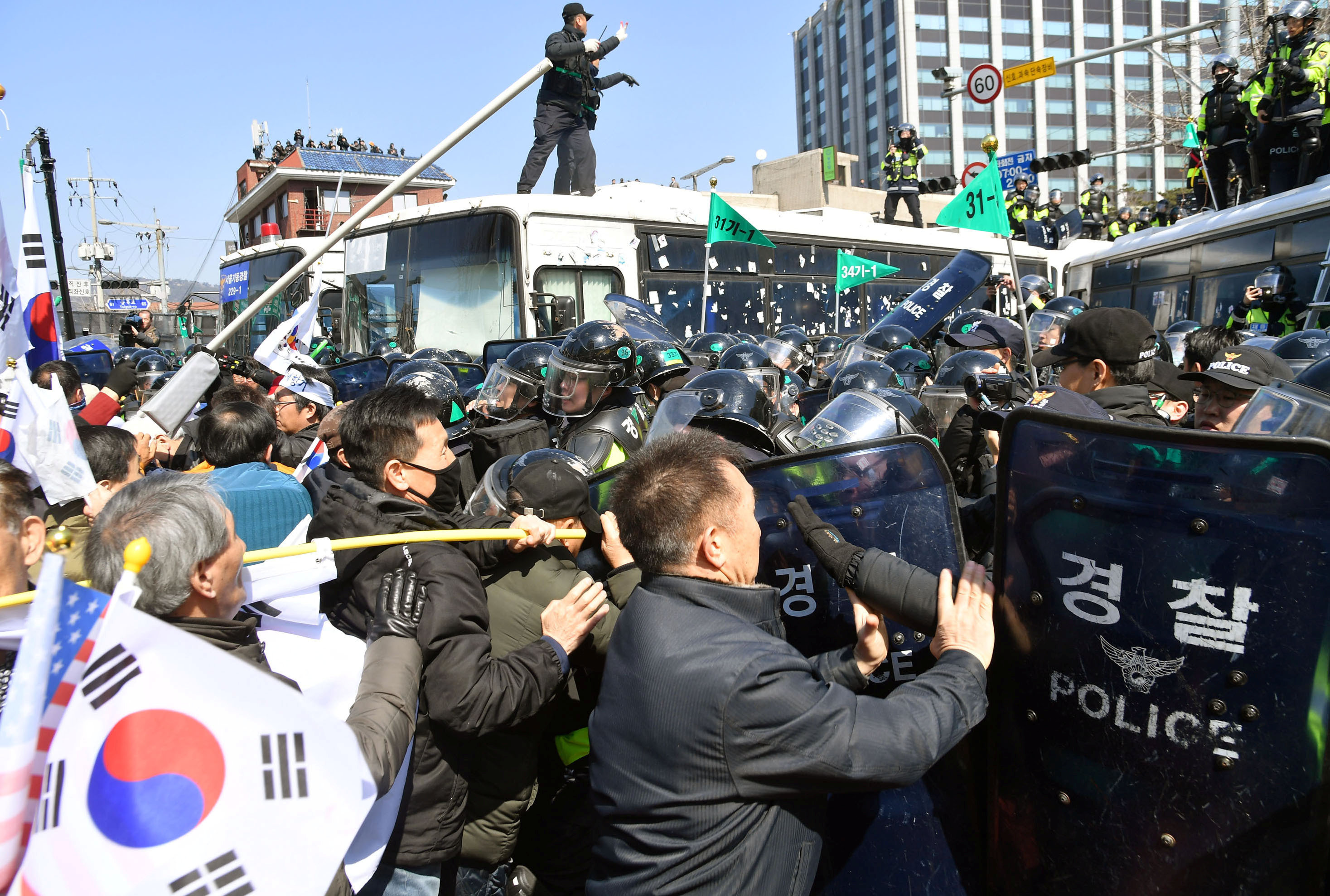 مظاهرات كوريا الجنوبية