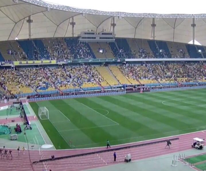 جماهير إتحاد جدة والنصر فى المدرجات الآن