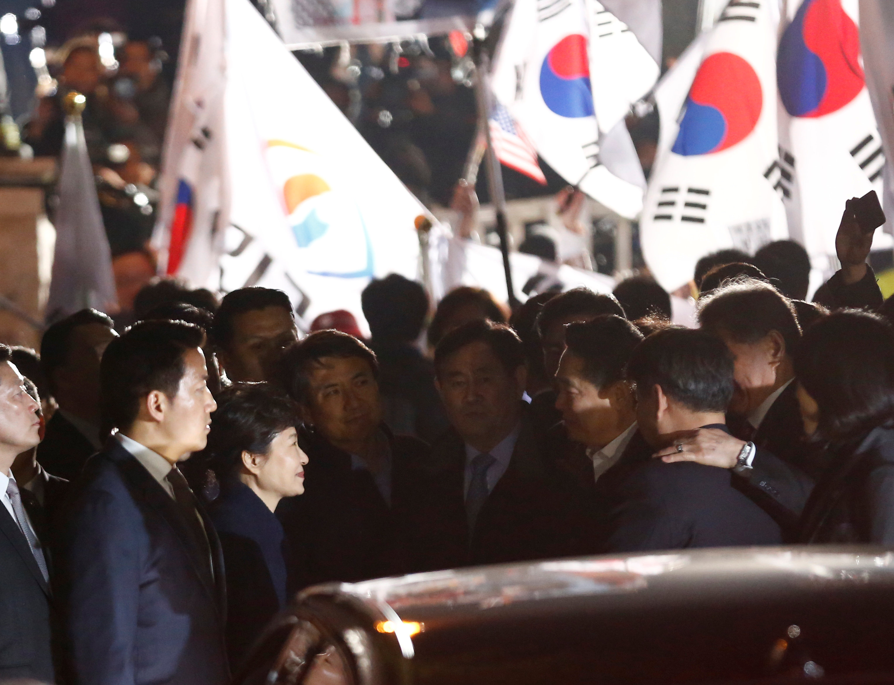 رئيسة كوريا الجنوبية المعزولة وسط حراسة أمنية مشددة