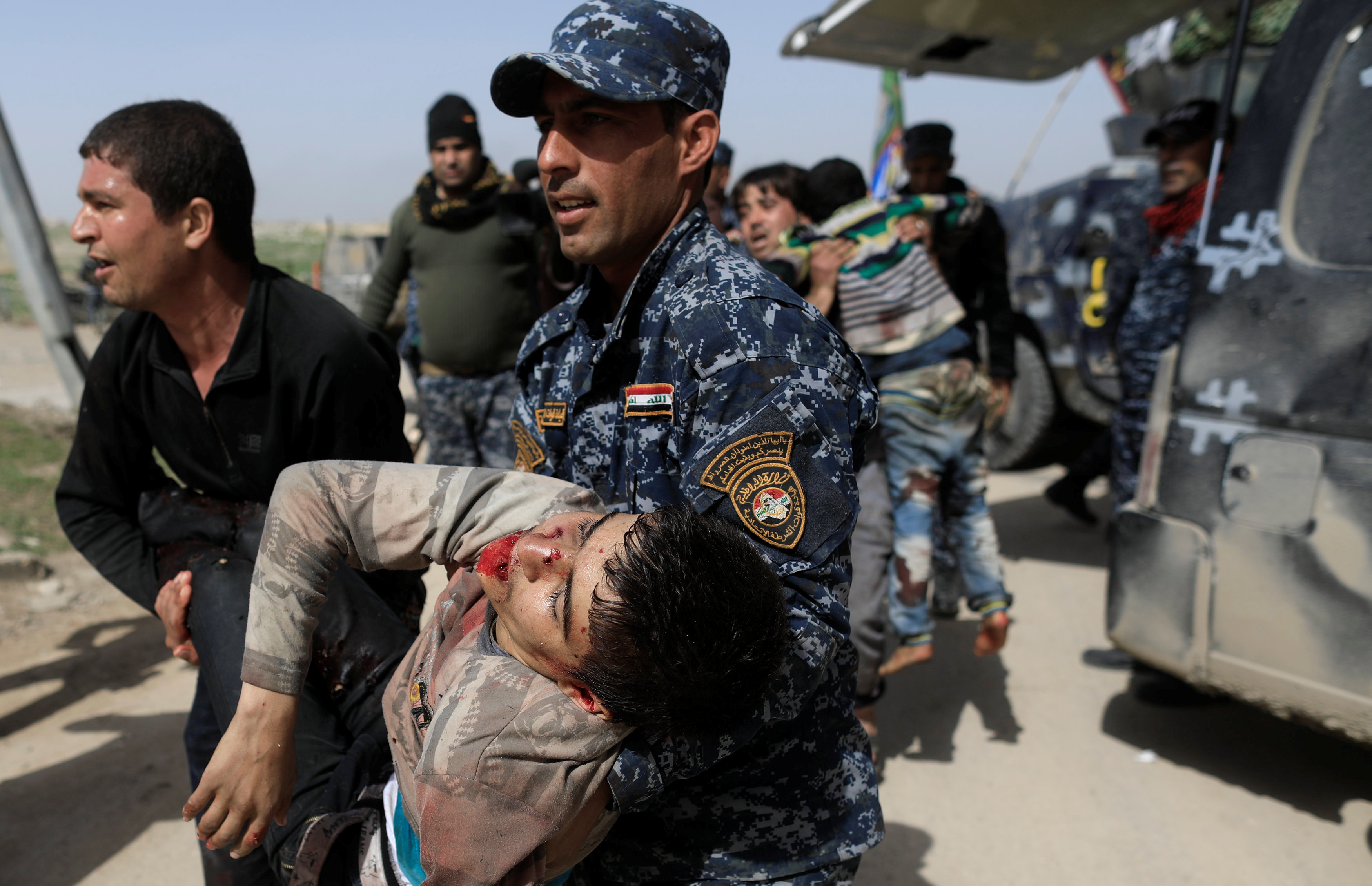 مدنى مصاب فى تفجير متجر مفخخ فى الموصل