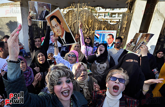 أنصار مبارك بعد حكم البراءة 
