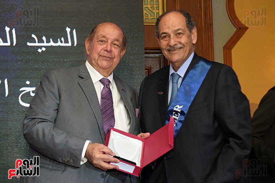 احتفالية تكريم الرواد بجمعية رجال الأعمال المصريين (34)