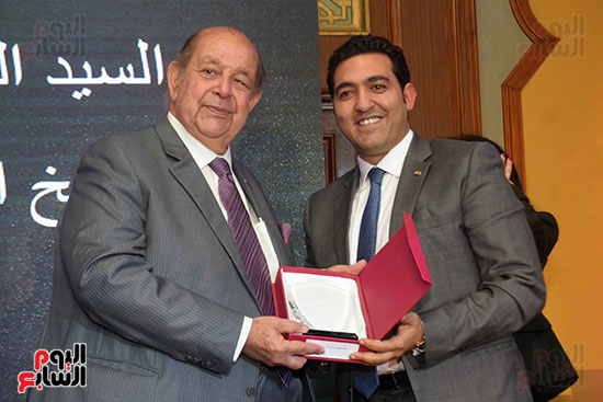 احتفالية تكريم الرواد بجمعية رجال الأعمال المصريين (36)