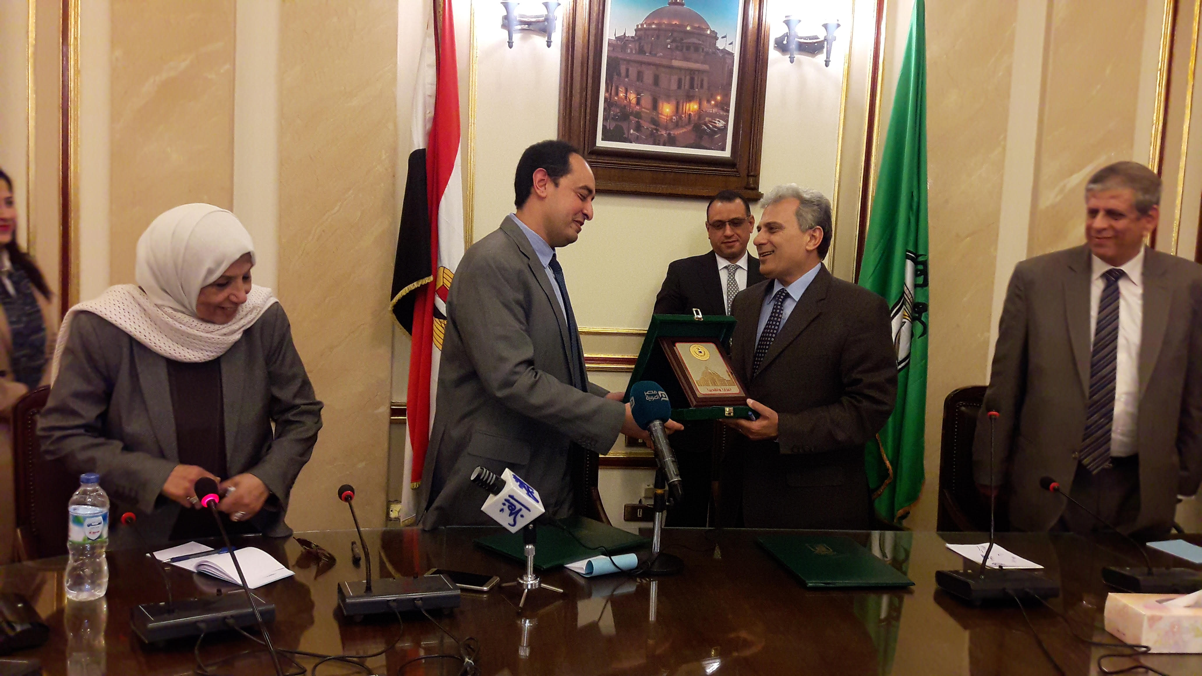 توقيع بروتوكول بين جامعة القاهرة وصندوق مكافحة الإدامن