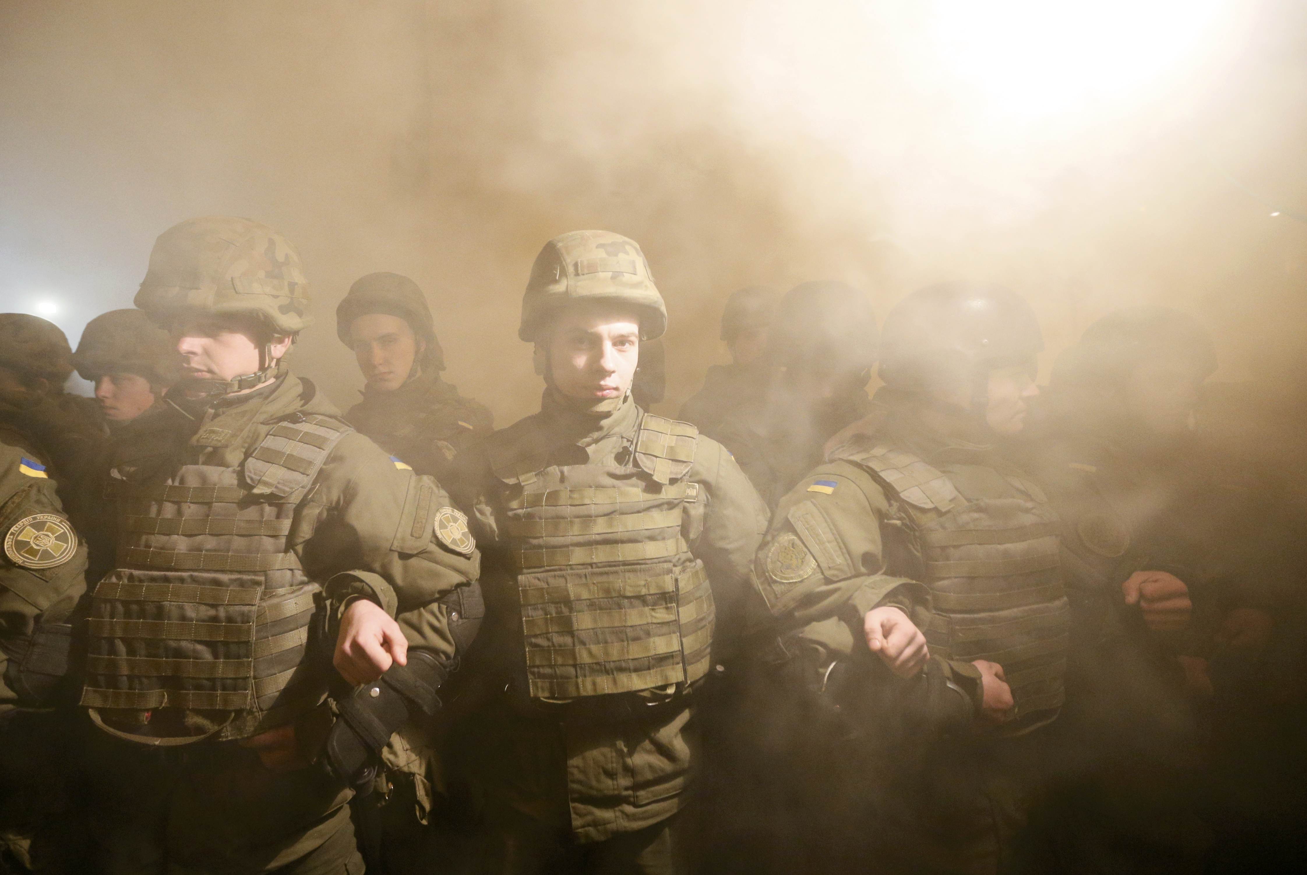 أوكرانيا تحتفل بيوم التطوع العسكرى