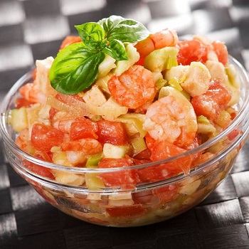 سلطة فواكه البحر