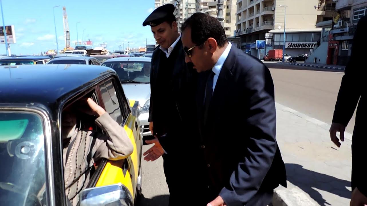 مدير امن الاسكندرية يشرف على حملة مرورية
