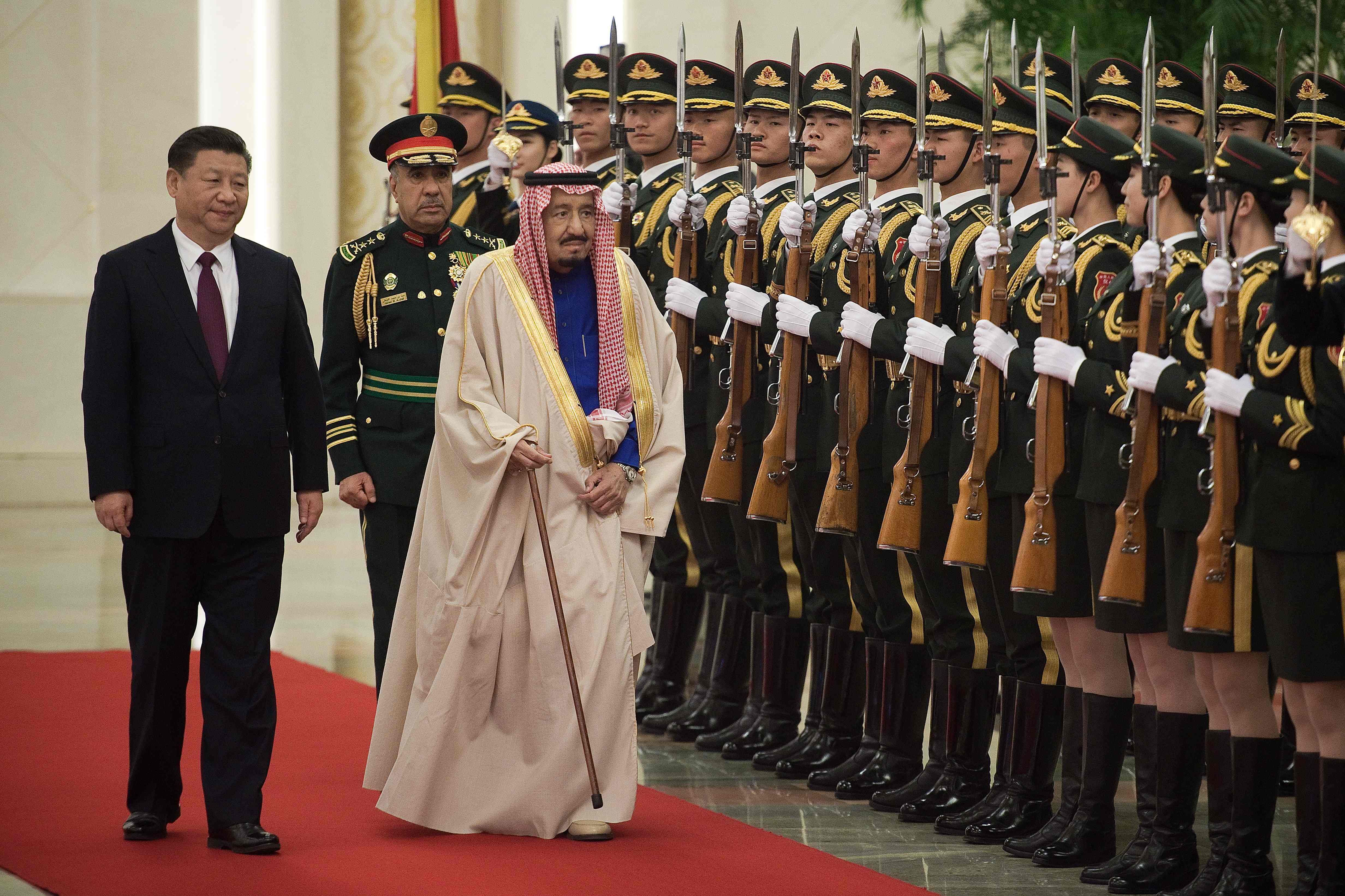الملك سلمان والرئيس الصينى