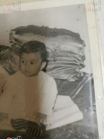 المقدم محمد معوض اللواتى عندما كان طفلاً
